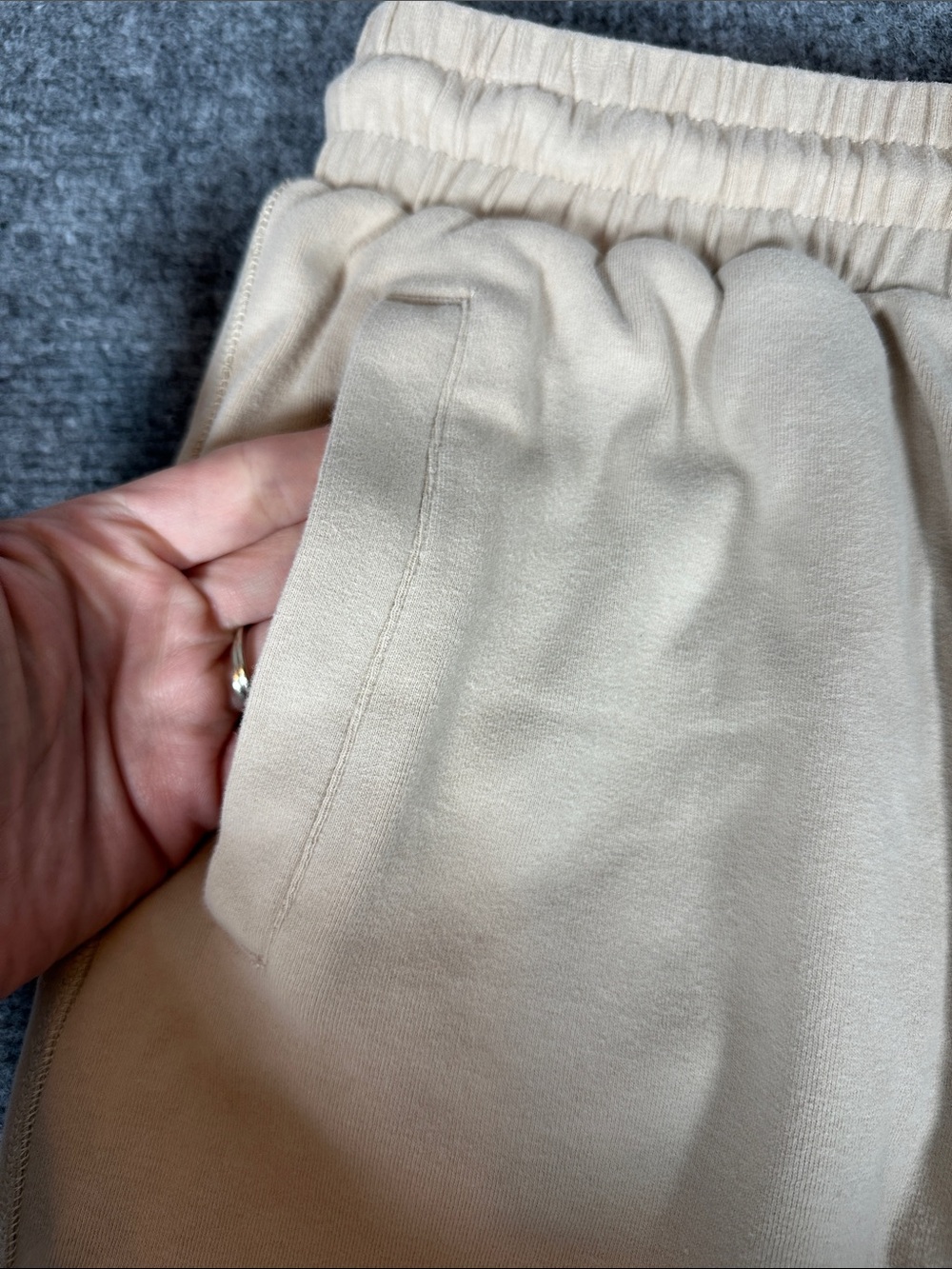 YoungLA Cloud Joggers Style 228 Tan/Oatmeal Men’s Size Small - Picture 6 of 9